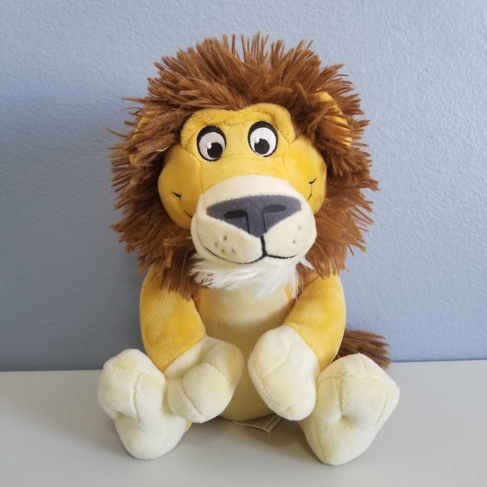 Kohl's Cares Carnivores Lion Plush 10" Stuffed Animal by Dan Santat Soft Cuddly.